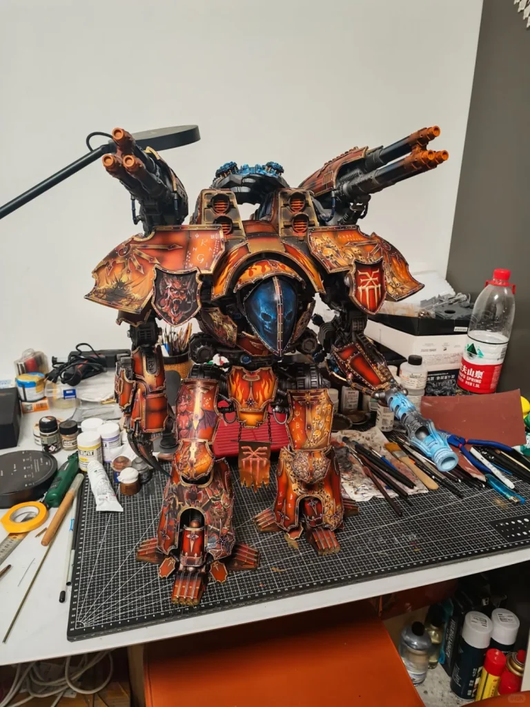 Khorne Warlord Titan painted miniature
