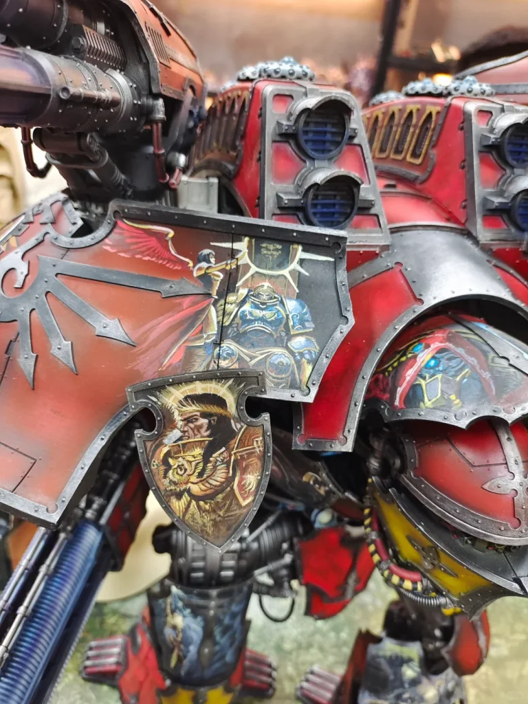 Fire Wasp Warlord Titan painted miniature