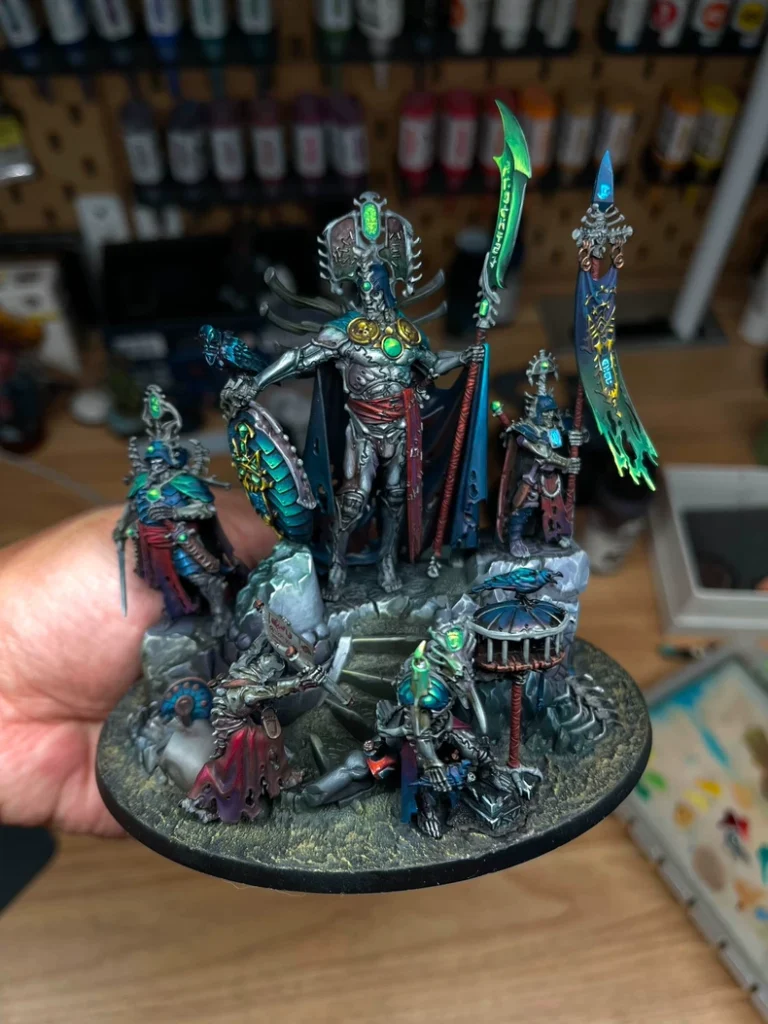 Katakros, Mortarch of the Necropolis painted miniature