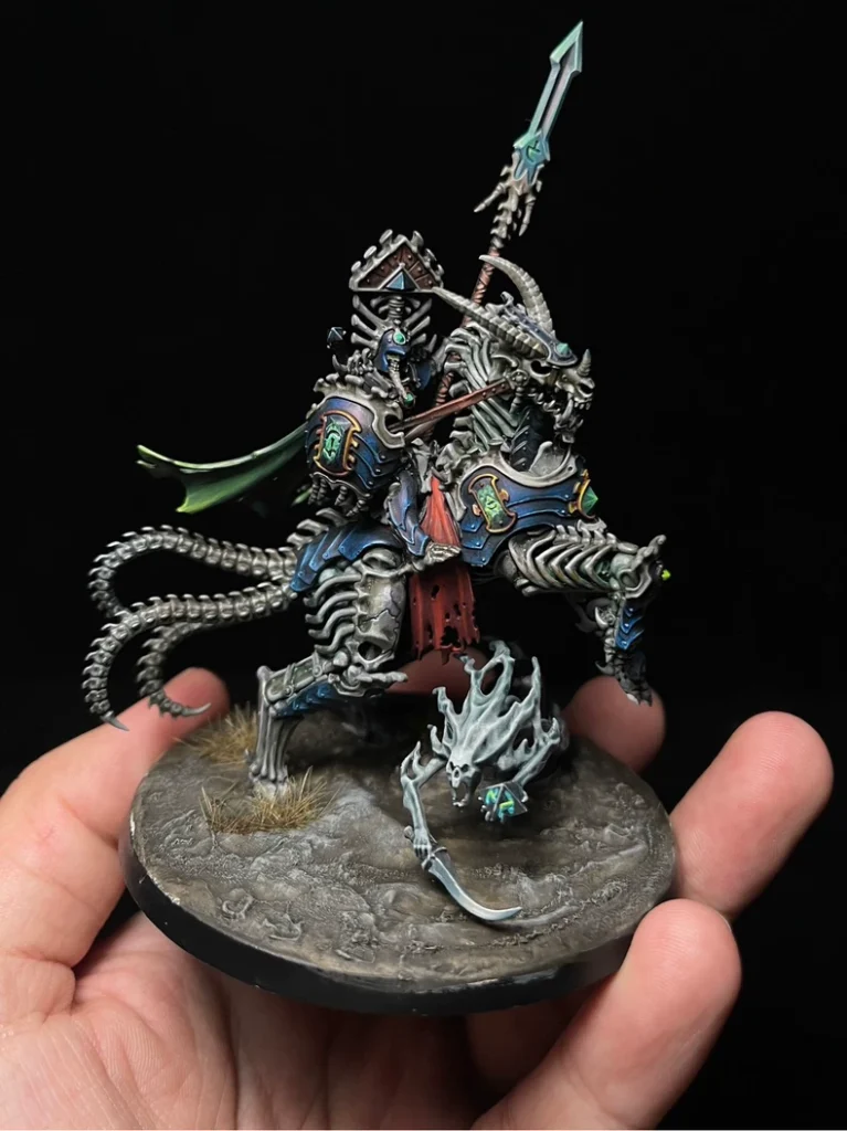 Zandtos, Ossiarch Liege painted miniature