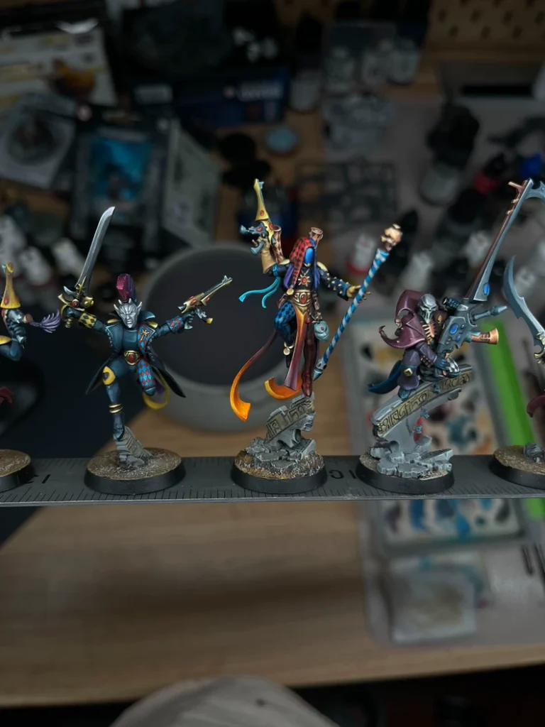 Harlequin Kill Team painted miniature