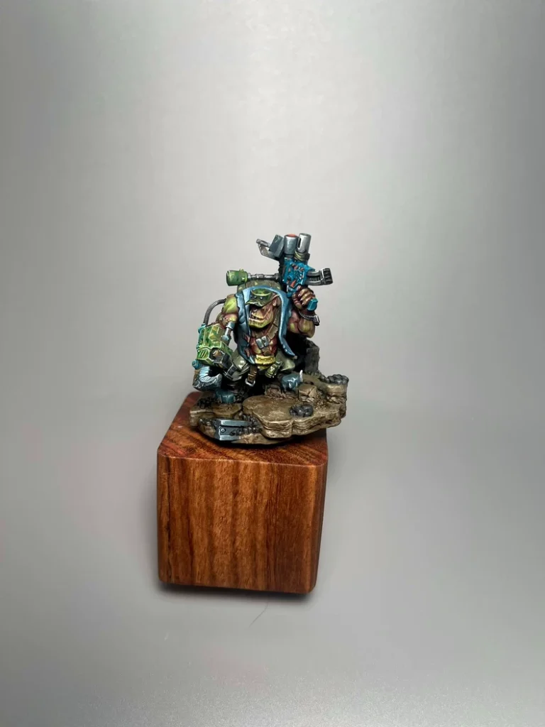 Ork Kommando Boss painted miniature
