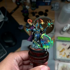 Precision painted Warhammer 40K Thousand Sons Thousand Sons Infernal Master - front view full body by Maxon Casting