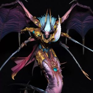 Fulgrim the Daemon Primarch - Exhibition quality Warhammer miniature painting, main photo