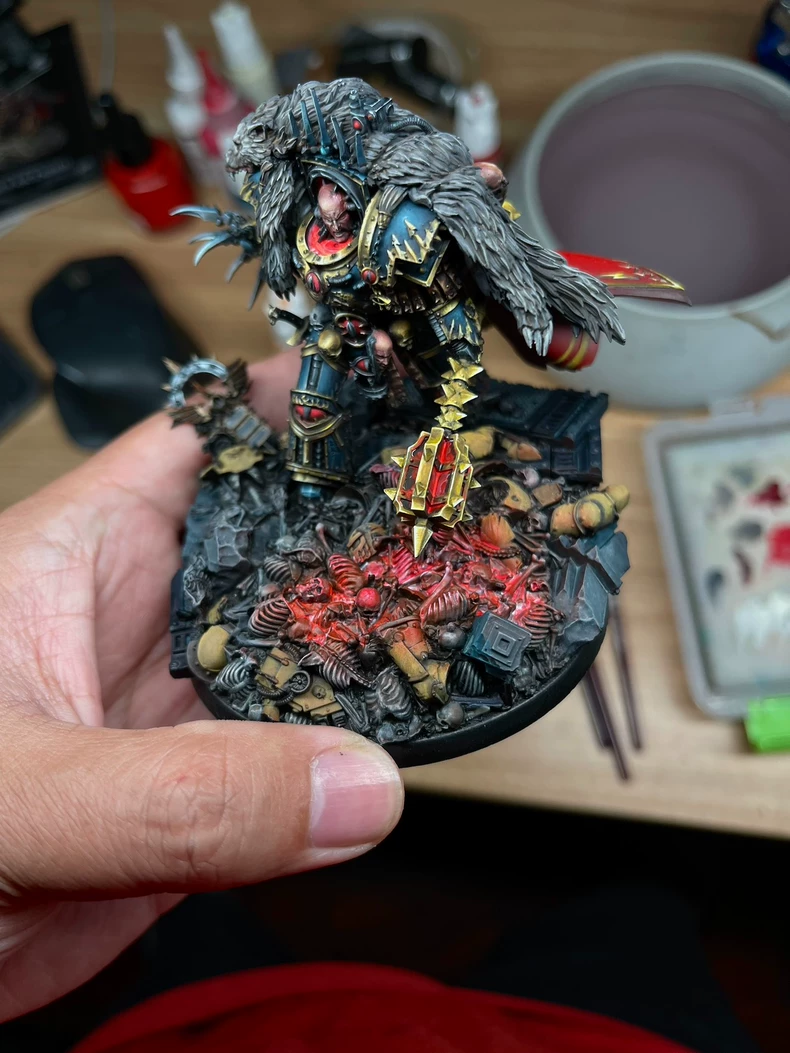 Horus Ascended - Alternate - Exhibition quality Warhammer miniature painting, view 2 photo