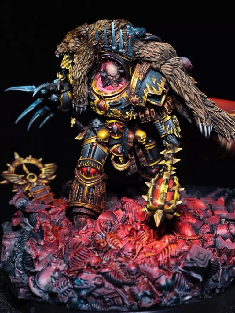 Horus Ascended painted miniature