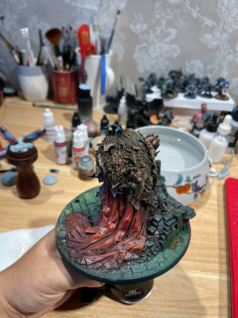Ushoran, Lord of the Flesh Eaters - Exhibition quality Warhammer miniature painting, view 6 photo