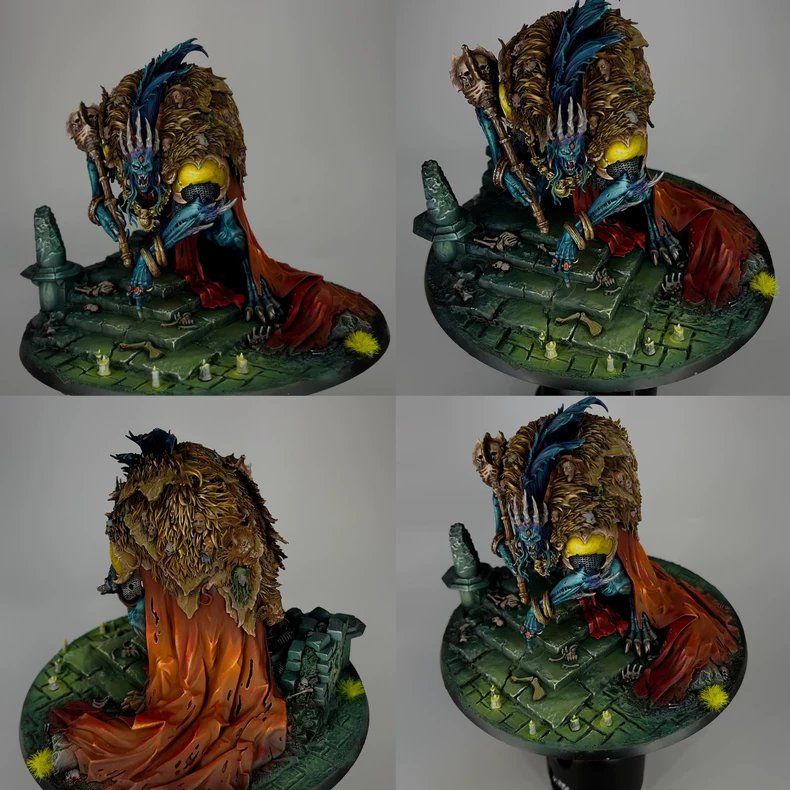 Ushoran, Lord of the Flesh Eaters - Exhibition quality Warhammer miniature painting, view 8 photo