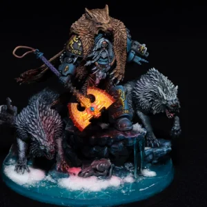 Logan Grimnar, The Great Wolf - Exhibition quality Warhammer miniature painting, main photo