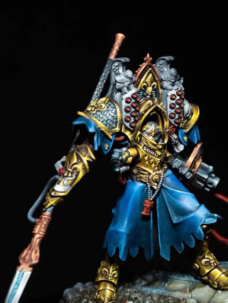 Fine Detail painted Warhammer 40K Adepta Sororitas Morvenn Vahl - side view full body by Maxon Casting