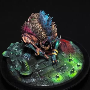 Ushoran Mortarch of Delusion - Exhibition quality Warhammer AoS Flesh Eater Courts full front view