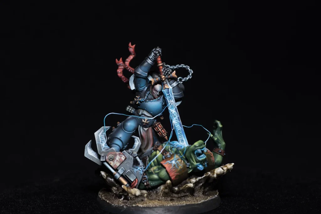 Bayard's Revenge – Black Templars Commission Painting Sample painted miniature