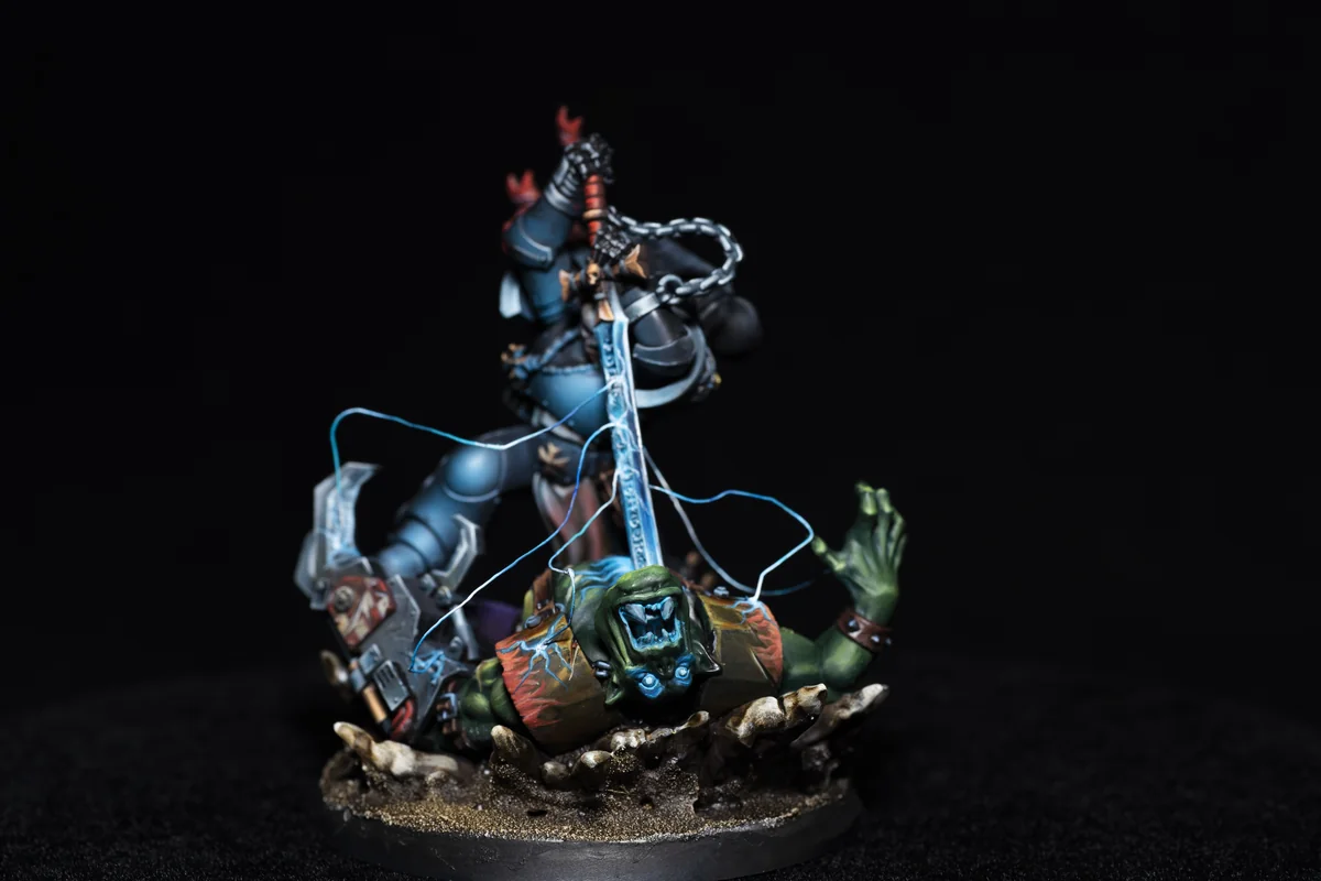 Bayard's Revenge – Black Templars Commission Painting Sample painted Warhammer miniature commission sample